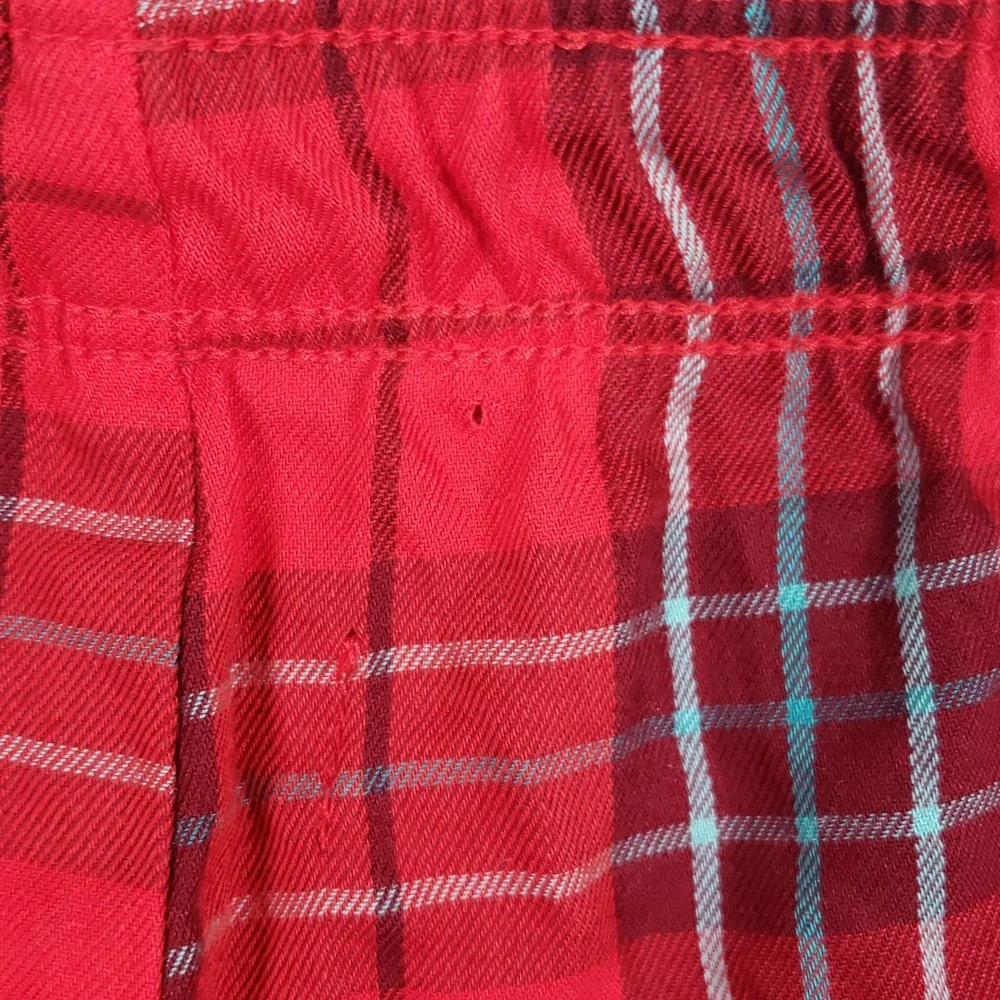 VS PINK Red/Green Plaid Flannel Sleep Pants – SZ XXL – NWT‎